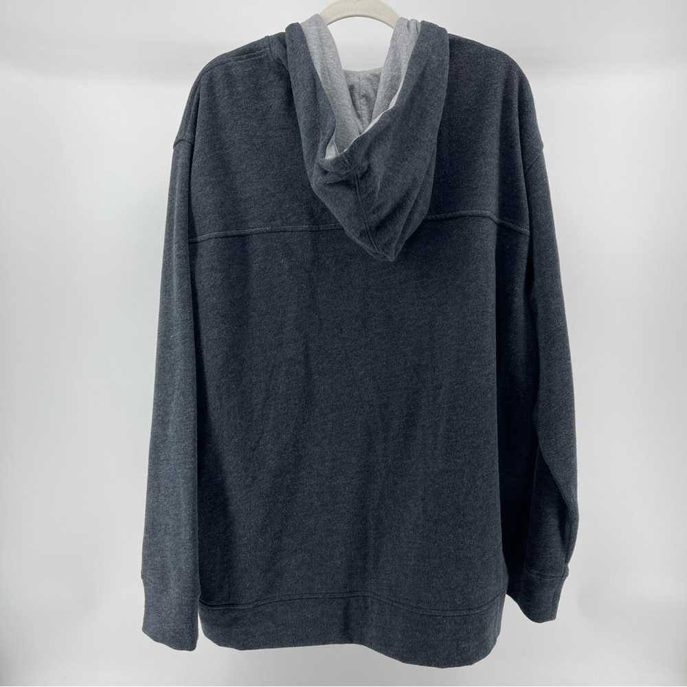 Nautica Full Zip Hoodie Sweatshirt in Charcoal Grey, Men's XXL - Picture 5 of 8